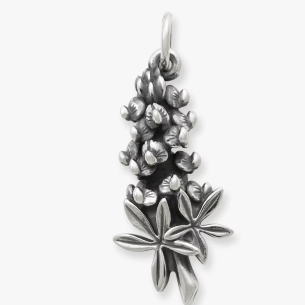 Silver Floral Pendant